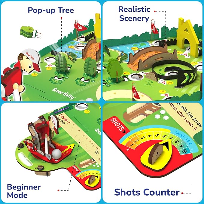 Smartivity Mini Golf Table-Top Game - Image 3