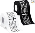 2Pcs Christian Athletic Tape 2in x 23ft Faith Cross Bible Verse Sports Tape Religious Cotton Zinc Oxide Wristbands Jesus Wrist Tapes for Football Baseball Athlete Gymnastics First Aid Injury Wrap
