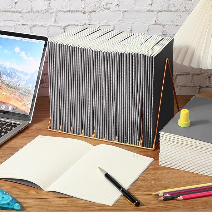 Handepo 100 Pack Composition Notebooks A5/A6 Ruled Lined Composition Kraft - Image 7
