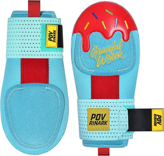 Baseball Sliding Mitt - Youth Size - Ice Cream, Bear Drippy Drip Accessory, Ambidextrous Baseball & Softball Sliding Glove Gear for Hand Protection,Breathable and Durable
