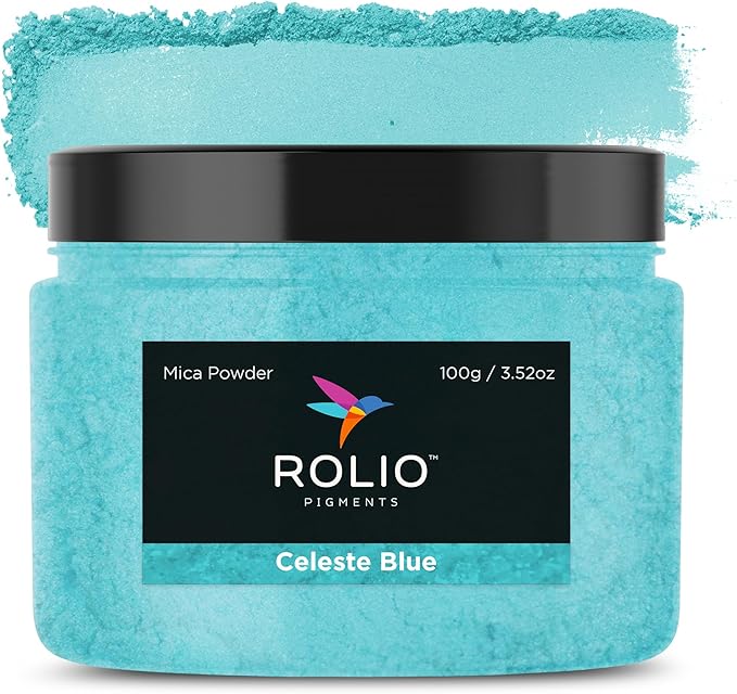 Rolio Premium Blue Mica Powder by RolioPigments