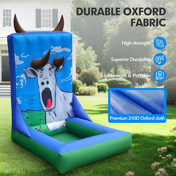 Inflatable Carnival Game with Built-in Blower, Portable Fun Toss Game - Image 3