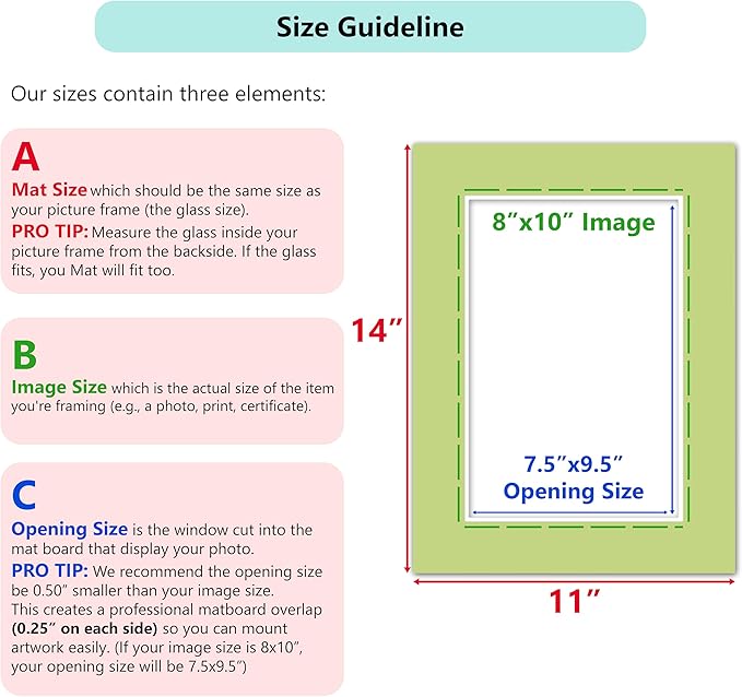 Poster Master Gray Matboard – 4-Ply Acid-Free Picture Mat Board - Image 3