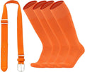 ZXOLDZX Youth Baseball Softball Socks and Belt Combo Set Adjustable Baseball Belt for Boys Girls(2Pairs of Socks with 1 Belt)