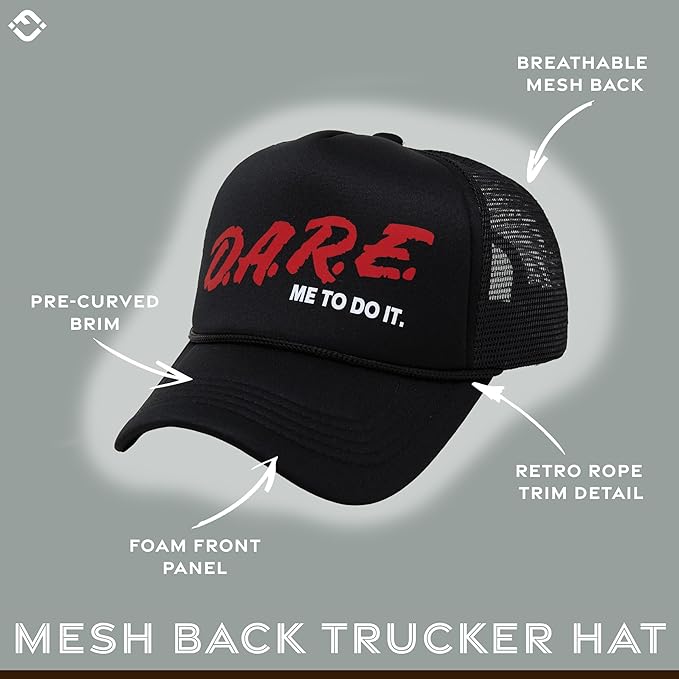 Funky Junque Premium Mesh Snapback Trucker Hat - Stylish Comfort for All - Patriotic, Humor & More