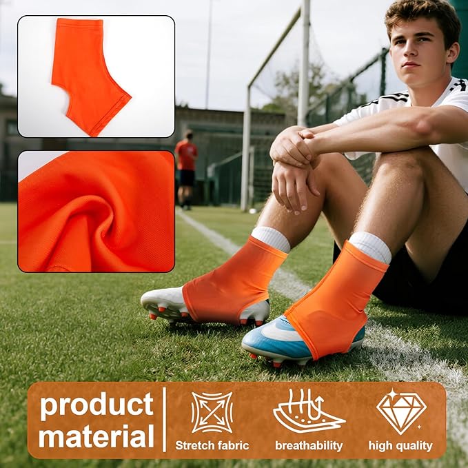 TUYUU Spats Football Cleat Covers,Youth Cleat Covers Football Keeps Dirt/Turf Debri Out,Bike Cleat Covers,Cleat Sleeves for Football Soccer Lacrosse Kids Teenagers Youths Adults.Cleat Cover