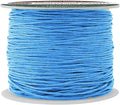 Mandala Crafts 0.5mm 109 Yards Sky Blue Cotton Waxed Cord by MandalaCrafts