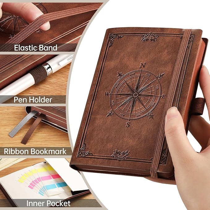 AHGXG Small Blank Pocket Journal Notebook - Image 5