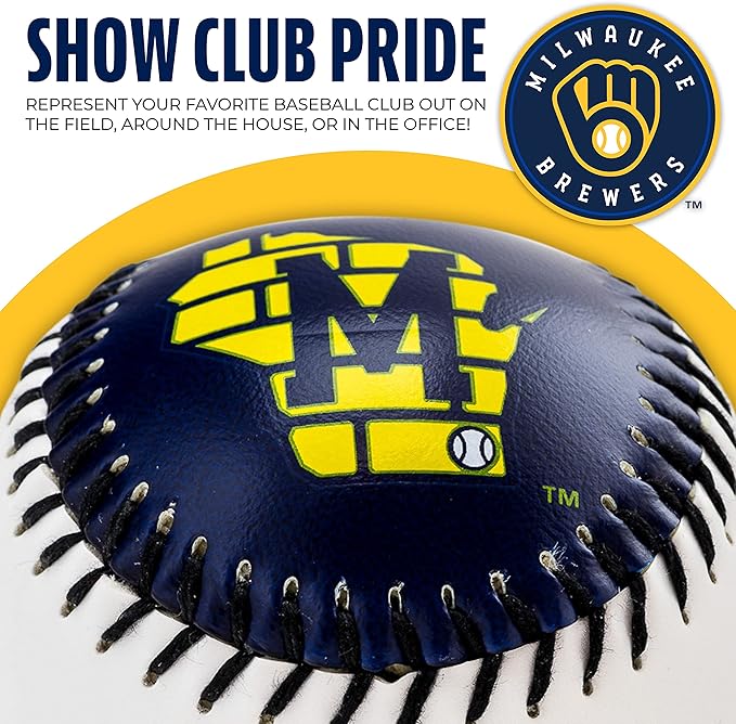 Franklin Sports MLB Team Soft Baseballs - Team Logo - Fan Shop Toy Baseball for Kids - Decoration for Desks and Office
