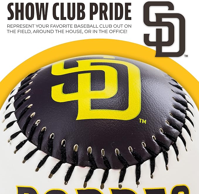 Franklin Sports MLB Team Soft Baseballs - Team Logo - Fan Shop Toy Baseball for Kids - Decoration for Desks and Office
