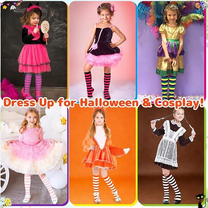 Olreco 1 Pack Toddler Kids Youth Soccer Socks Girls Boys Baseball Socks Youth Knee High Softball Football Accessories Cotton