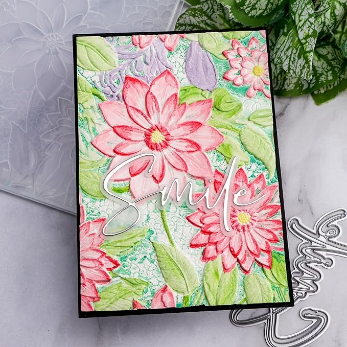 BAOFALI 3D Embossing Folders Lotus - Image 6