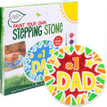 Creative Roots Paint Your Own #1 Dad Stepping Stone, Paintable Ceramic 7 in. by CreativeRoots