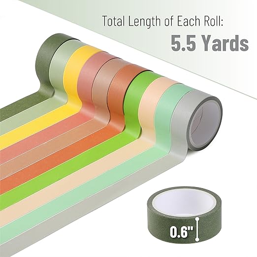 Mr. Pen Decorative Tape Set, 10 Pack - Image 4