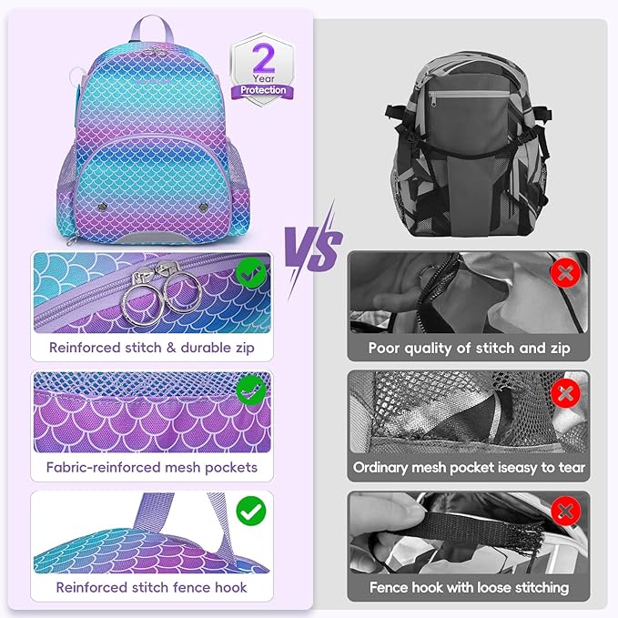 KAVIGOR Youth Tball Baseball Backpack, Lightweight Softball Bag with Shoes Compartment & Name Tag, Reinforced Zippers & Seams