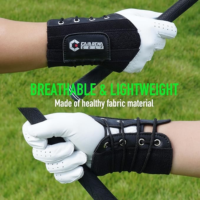 GAIARENA Golf Wrist Training Aid Wrist Hinge Trainer Brace, Effective Golf Swing Training Equipment to Correct Wrist Angle Swing Posture & Develop Muscle Memory for Beginner Golfers【Patent Pending】
