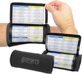 Sports Unlimited Youth Triple Wrist Coach, Football Wristbands for Plays, Baseball Wristbands, QB Arm Bands