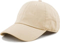 Cotton Baseball Cap Dad Hat – Washed Low Profile Adjustable Hat for Men Women Casual Outdoor Running Golf