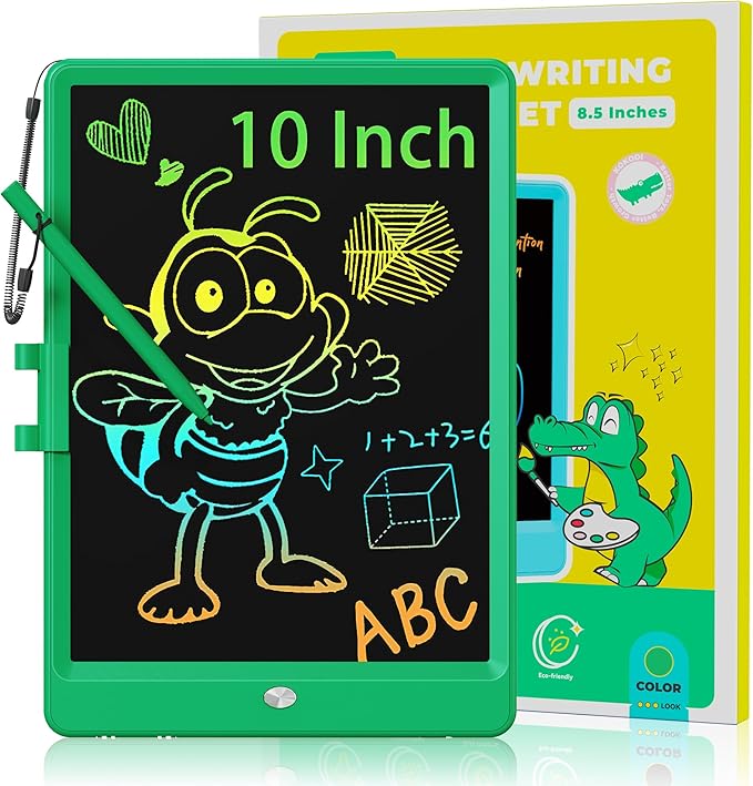 KOKODI LCD Writing Tablet, 10 Inch Colorful Toddler Doodle Board Drawing Tablet - Image 9