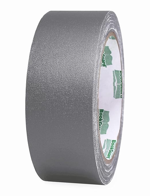 BookGuard 1-1/2 Inch Vinyl-Coated Cotton Cloth Bookbinding Repair Tape by ChromaLabel