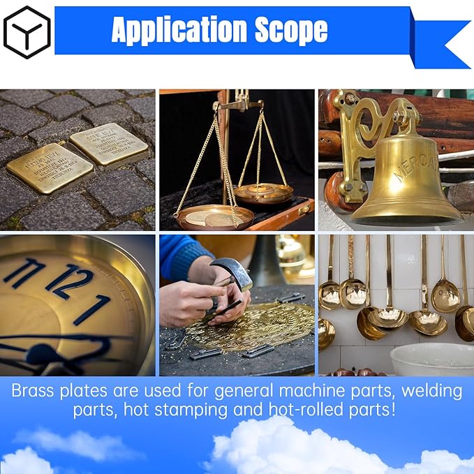 Brass Sheet, 99.9% Pure Brass Plates - Image 5