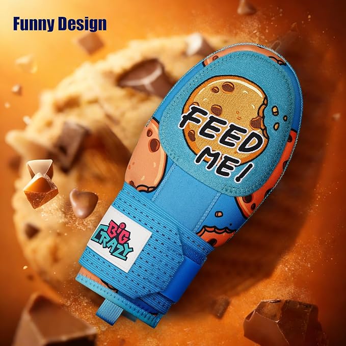 Big Crazy Baseball Sliding Mitt for Youth Sliding Mitt Glove Universal Left/Right Hand Drippy Drip Accessory Pizza Cookies