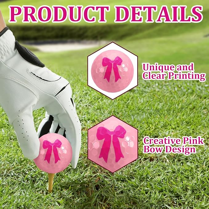 Jenaai 12 Pack Funny Golf Balls Easter Bunny Egg Colored Golf Balls Gifts, Novelty Coquette Weeding Sport Golfing Accessories for Men Women, Best Man, Bridesmaid