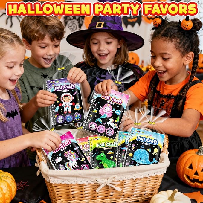 FUNNYB&G Foil Art Party Favors for Kids - Image 7
