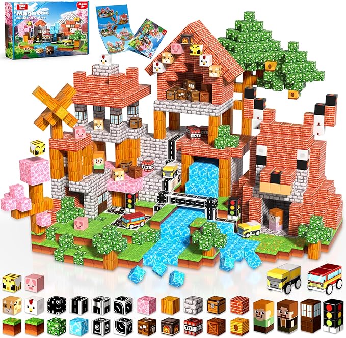 200 PCS Magnetic Blocks by Unknown