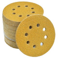 5-Inch 8-Hole Hook and Loop Sanding Discs 60-Grit Random Orbit Sandpaper by Aiyard