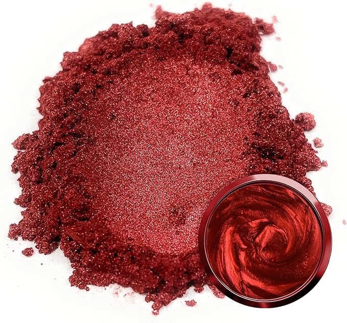 Eye Candy Pigments Premium True Red Mica Powder - Image 8