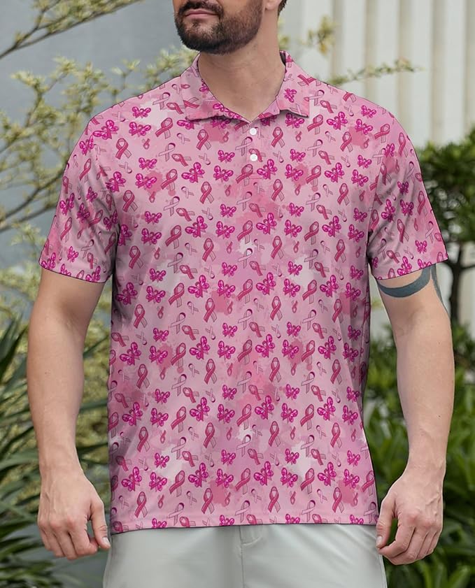 Mens Golf Shirts Golf Polo Shirts for Men Short Sleeve Polo Shirts Golf Gifts