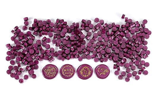 Yoption 360 Pcs Purplish Red Sealing Wax Beads Set - Image 5