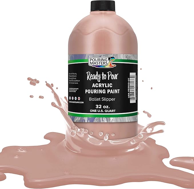 POURING MASTERS Ballet Slipper Acrylic Ready to Pour Pouring Paint by Pouring+Masters