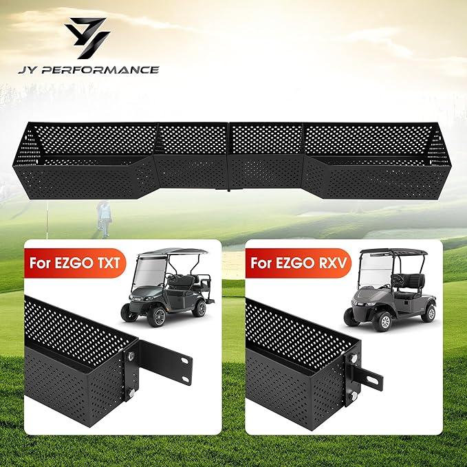 JY PERFORMANCE Golf Cart Front Inner Basket Compatible with EZGO TXT & RXV, Club Car DS & Precedent Golf Cart Storage Tray