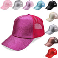 Criss Cross Hat Washed Distressed Baseball Cap Ponytail Hat High Messy Bun Ponycap for Women