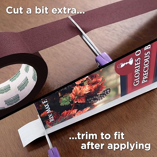 BookGuard 1-1/2 Inch Vinyl-Coated Cotton Cloth Bookbinding Repair Tape - Image 3