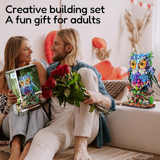 Sillbird Flower Owl Building Sets - Image 2