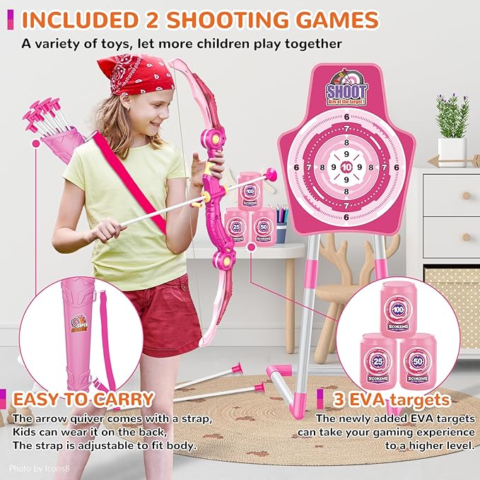 GMAOPHY 2 Pack Bow and Arrow Toy - Image 5