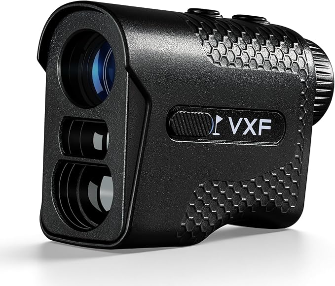 VXF Range Finder Golf, with Flag Lock Vibration (Class 1 Safe Laser), 6.5X Magnification, USB-C Rechargeable (Golf Accessories for Men)