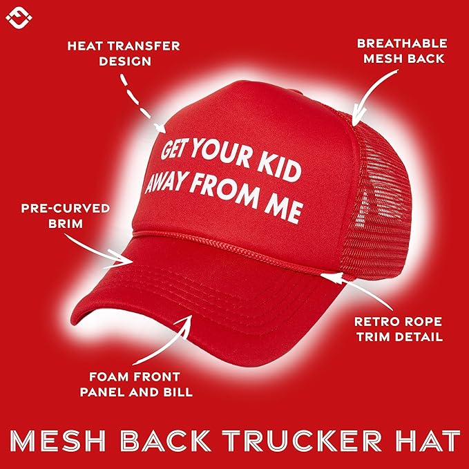 Funky Junque Premium Mesh Snapback Trucker Hat - Stylish Comfort for All - Patriotic, Humor & More