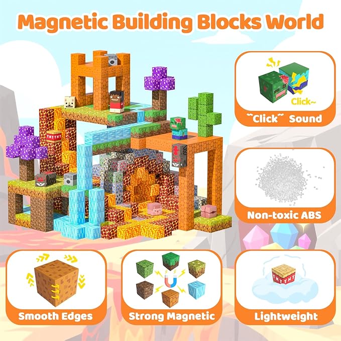 Magnetic Blocks, Stacking Magnets - Image 5