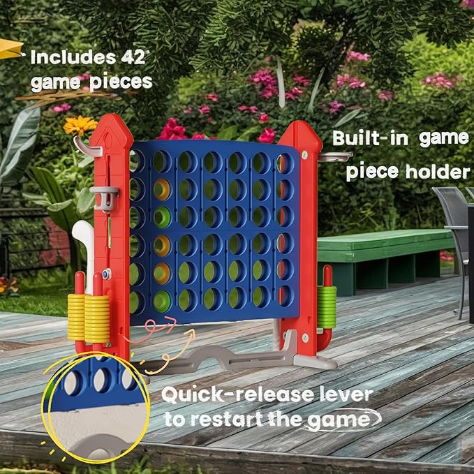 UNICOO Giant 4 in A Row Game - Image 5