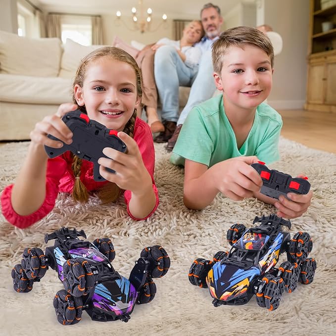 Cool 8 Wheels Hand Controlled RC Stunt Car Toys, Xmas Gifts and Birthday - Image 5