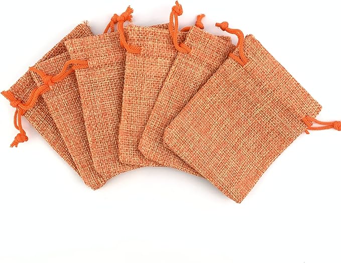 Palmhomee Pack of 25 Burlap Gift Bags - Image 3