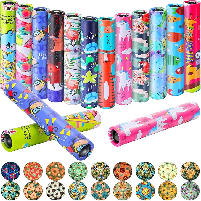 15 Pcs Classic Kaleidoscopes Kids Birthday Party Favor Old Fashioned Vintage by Chivao