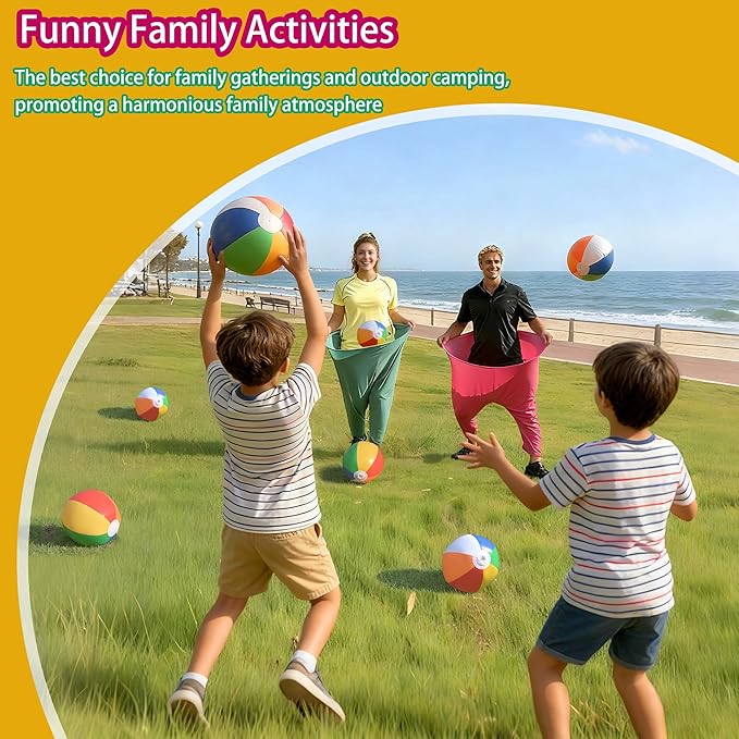Granny Pants Yard Game, Hilarious Inflatable Ball Relay Set - Image 6