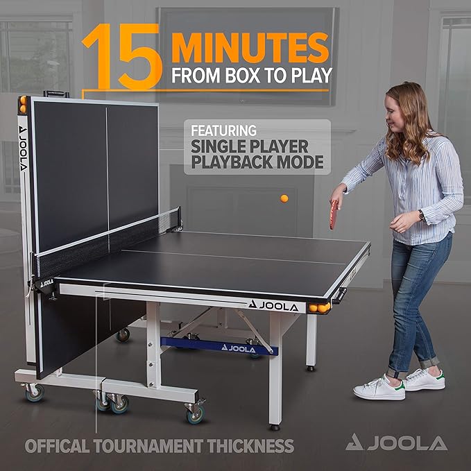 JOOLA Rally TL Professional MDF Indoor Ping Pong Table w/Quick Clamp Table - Image 2