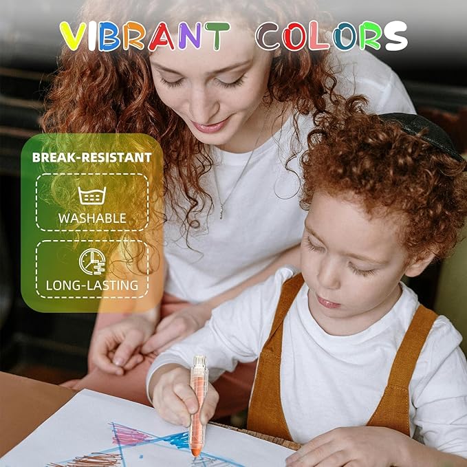 48 Pcs Dustless Chalk Colored twistable Chalk - Image 6