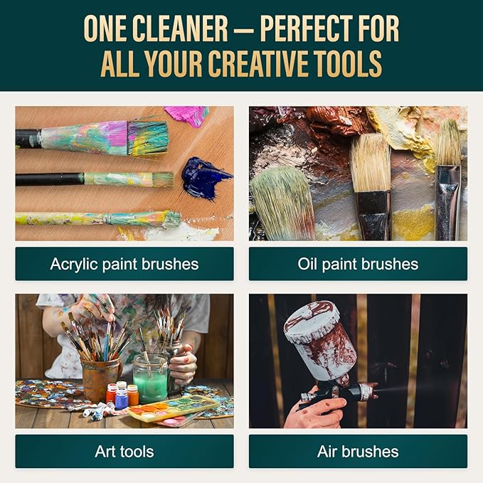 Oil Paint Brush Cleaner and Restorer-Paintbrush Cleaner - Image 7